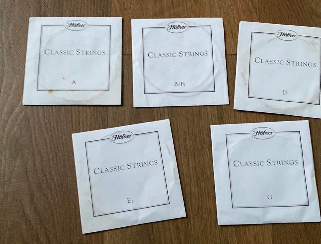 Hofner classic strings, Ophalen of Verzenden, Nieuw, Hollow body, Overige merken