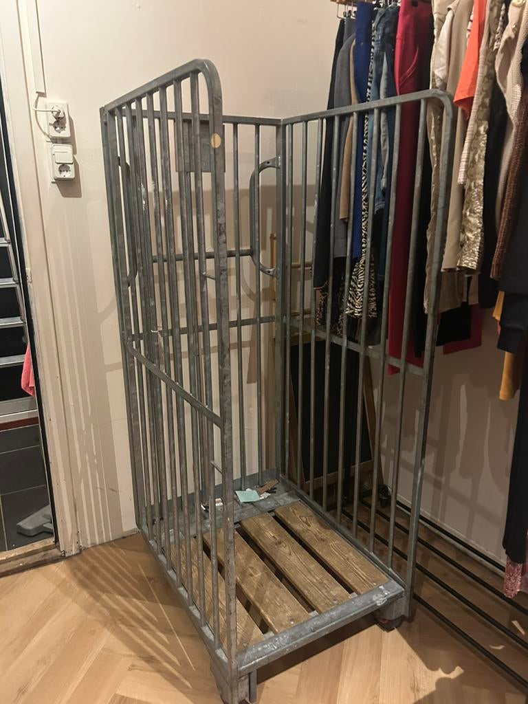 Rolcontainer, Ophalen, Transportkar, 100 liter of meer, Zo goed als nieuw