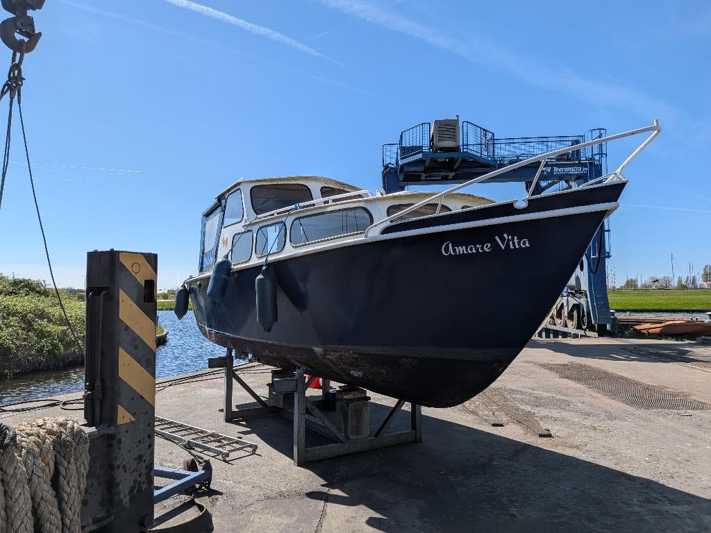 Stalen kruizer 7.8m met Bukh DV20 diesel – sterke basis, Ophalen, 10 tot 30 pk, Gebruikt, Staal