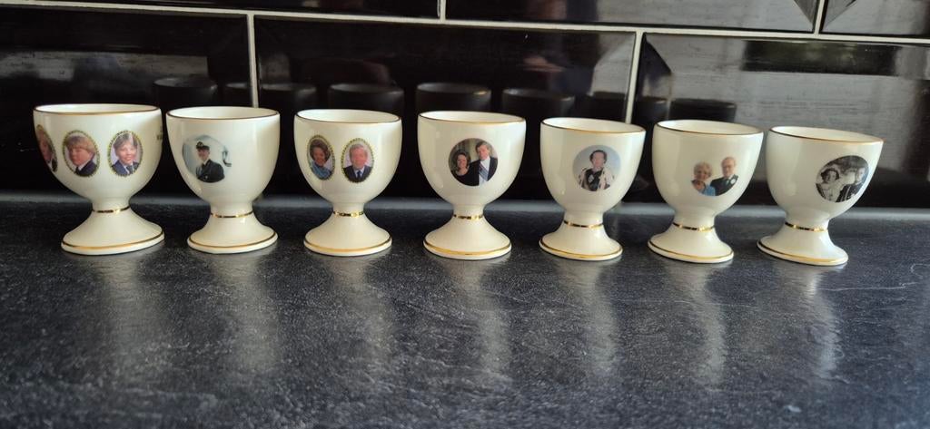 Koningshuis eierdopjes, nieuw, Ophalen of Verzenden, Nieuw, Nederland, Servies