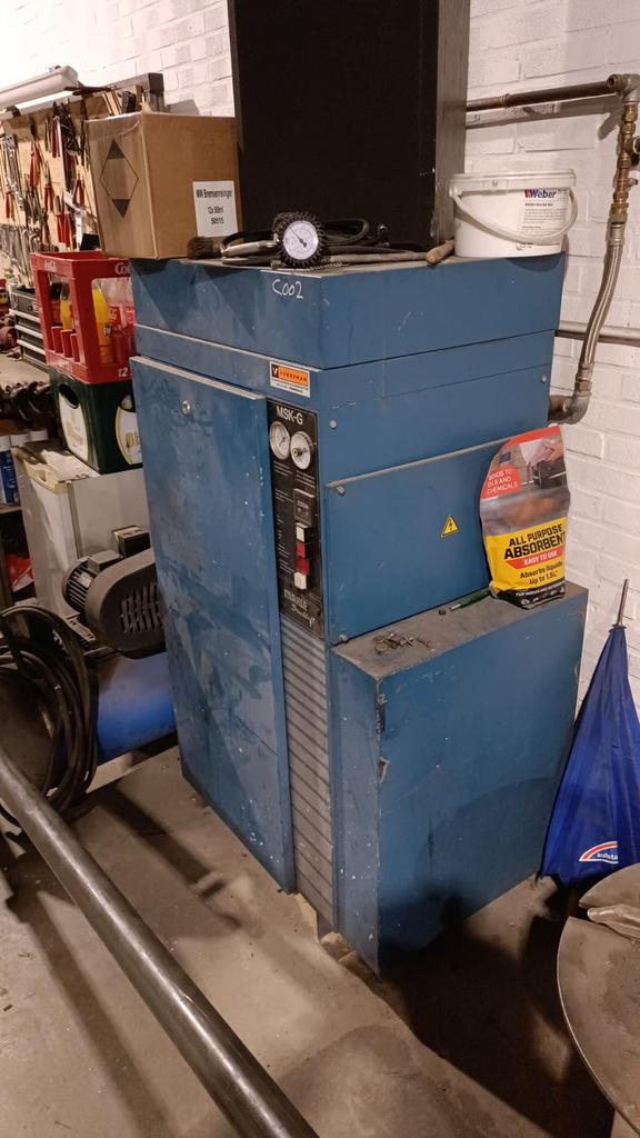 Compressor schroefcompressor mahle, Ophalen