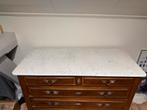 Antieke commode met marmeren blad, Ophalen