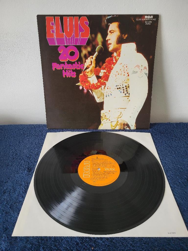 Elvis Presley 20 fantastic hits vinyl lp/elpee, Verzenden, Zo goed als nieuw, 12 inch, Overige genres
