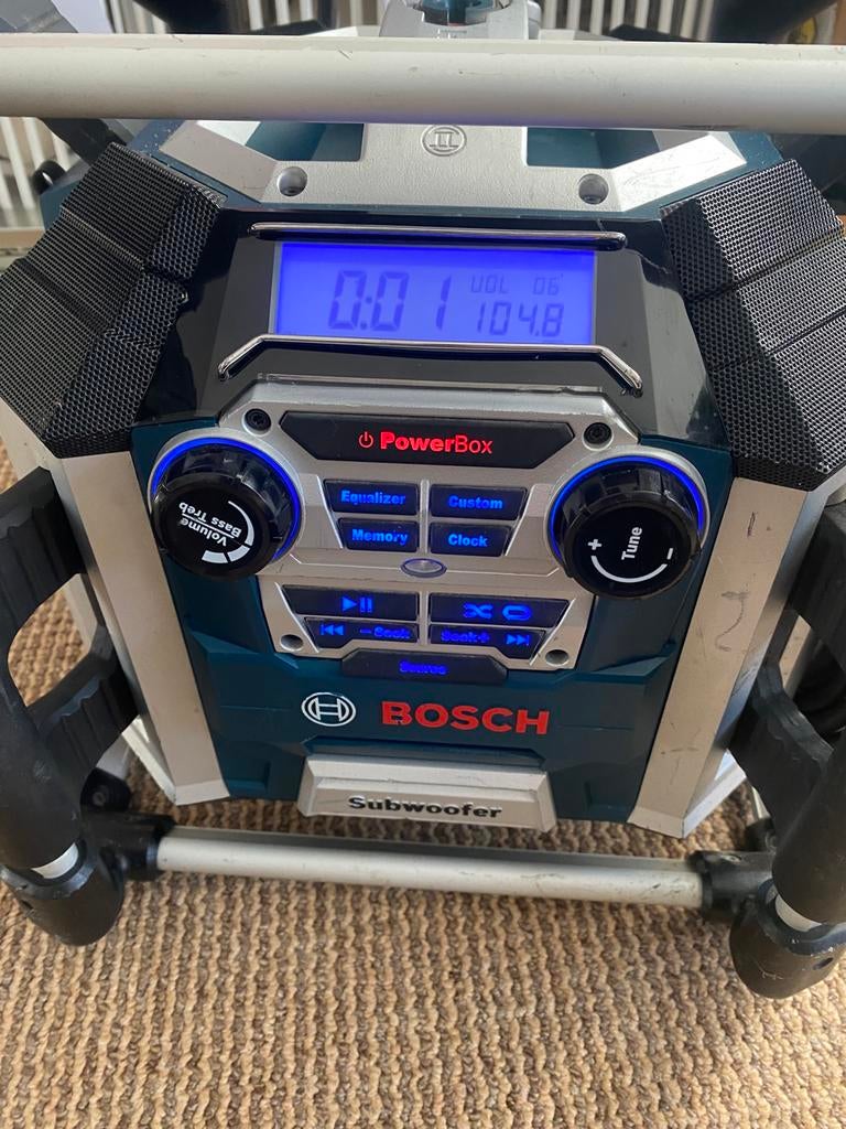 Bosch proff bouwradio, Ophalen, Zo goed als nieuw