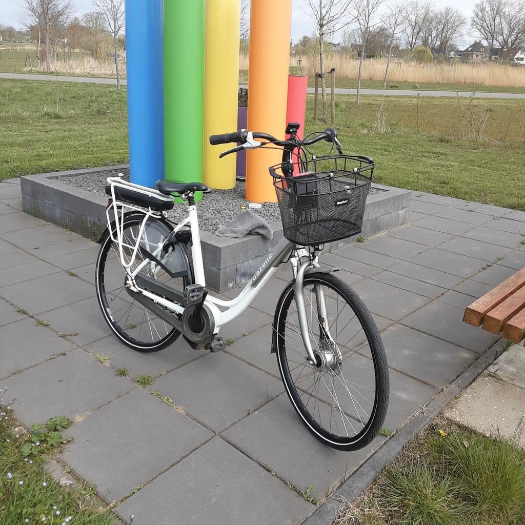 Gazelle orange elektrische fiets, 51 tot 55 cm, Ophalen, Gebruikt, Gazelle