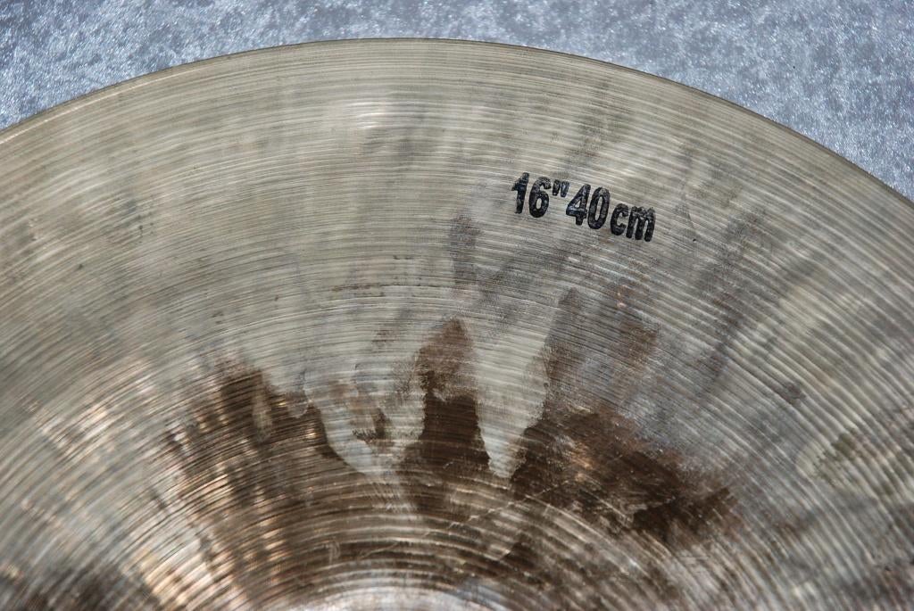 Masterwork Troy crash / ride bekken 1383gr 16 inch <25252620, Gebruikt, ., Drums of Percussie, Ophalen of Verzenden