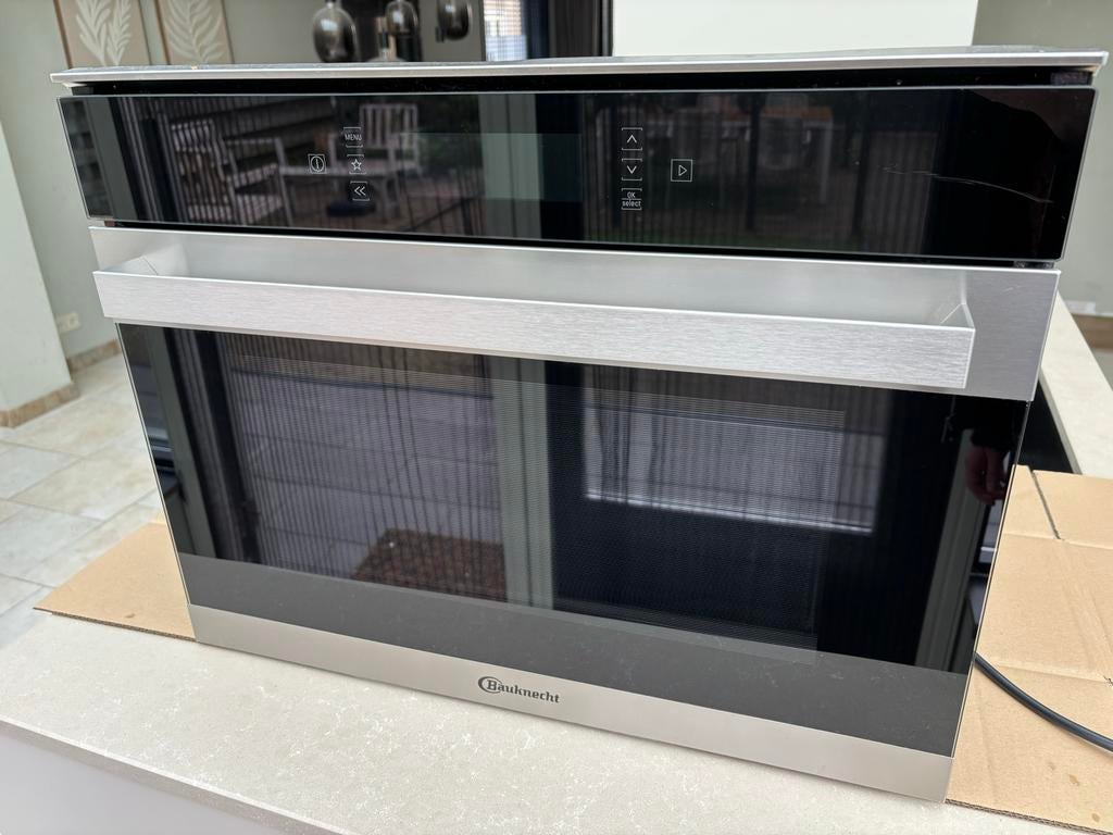 Inbouw combi oven Bauknecht, 45 tot 60 cm, Gebruikt, Oven, Hete lucht