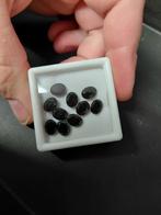 Partij zwarte ovaal geslepen spinel, Ophalen of Verzenden, Nieuw