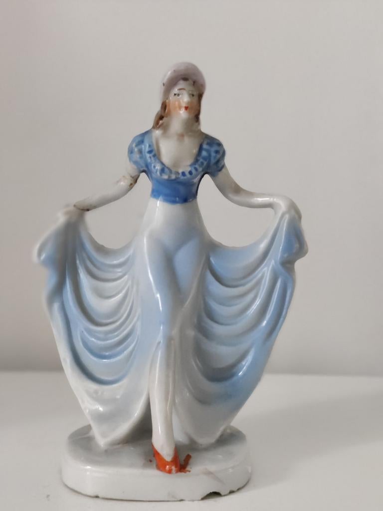 Art deco beeldje danseres, Antiek en Kunst, Ophalen of Verzenden