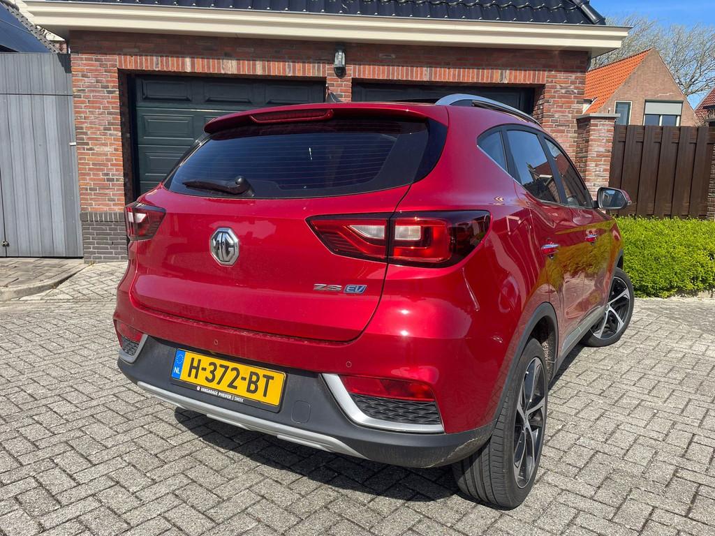 MG MG ZS EV Luxury 45 kWh NAVI PANORAMADAK CRUISE SOH 90%, Auto's, MG, Adaptive Cruise Control, Gebruikt, Zwart, ZS