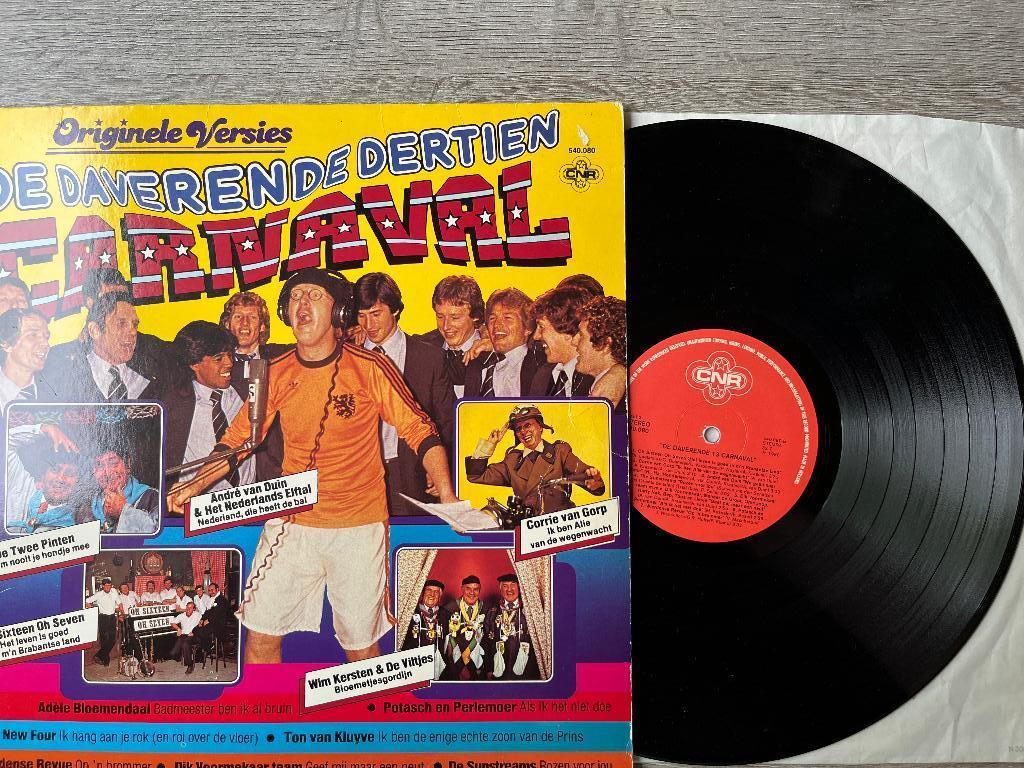 LP De daverende dertien Carnaval Diversen artiesten, Cd's en Dvd's, Vinyl | Nederlandstalig, Ophalen of Verzenden, Gebruikt, 12 inch