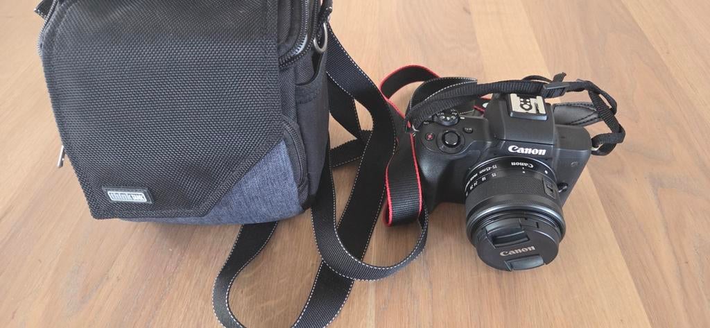 CANON EOS M50 Mark II + EF-M 15-45mm, Audio, Tv en Foto, Fotocamera's Digitaal, Ophalen of Verzenden, Zo goed als nieuw, Canon