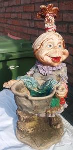 Laaf met bloembakje, Ophalen of Verzenden, Gebruikt, Beeldje of Poppetje