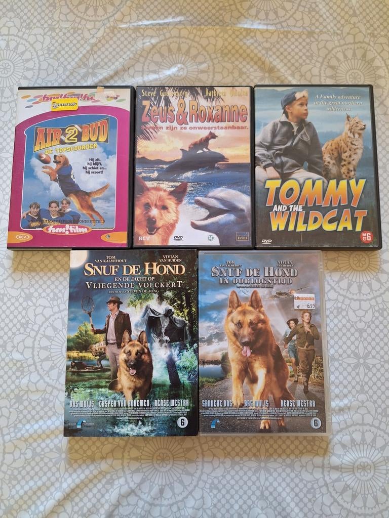 5 dvd films €1.50 per stuk alleen afhalen, Alle leeftijden, Ophalen, Zo goed als nieuw