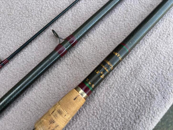 Handgebouwde kevlar heavy feeder 13ft feeder co sielhorst, Watersport en Boten, Hengelsport | Witvissen, Gebruikt, Werphengel