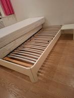 Aupingbed 160x200 met lattenbodems, Ophalen, Gebruikt, Tweepersoons, 160 cm