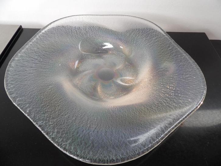 Art Deco Schaal Coquille Kristalunie, W. Rozendaal, Antiek en Kunst, Antiek | Glas en Kristal, Ophalen of Verzenden