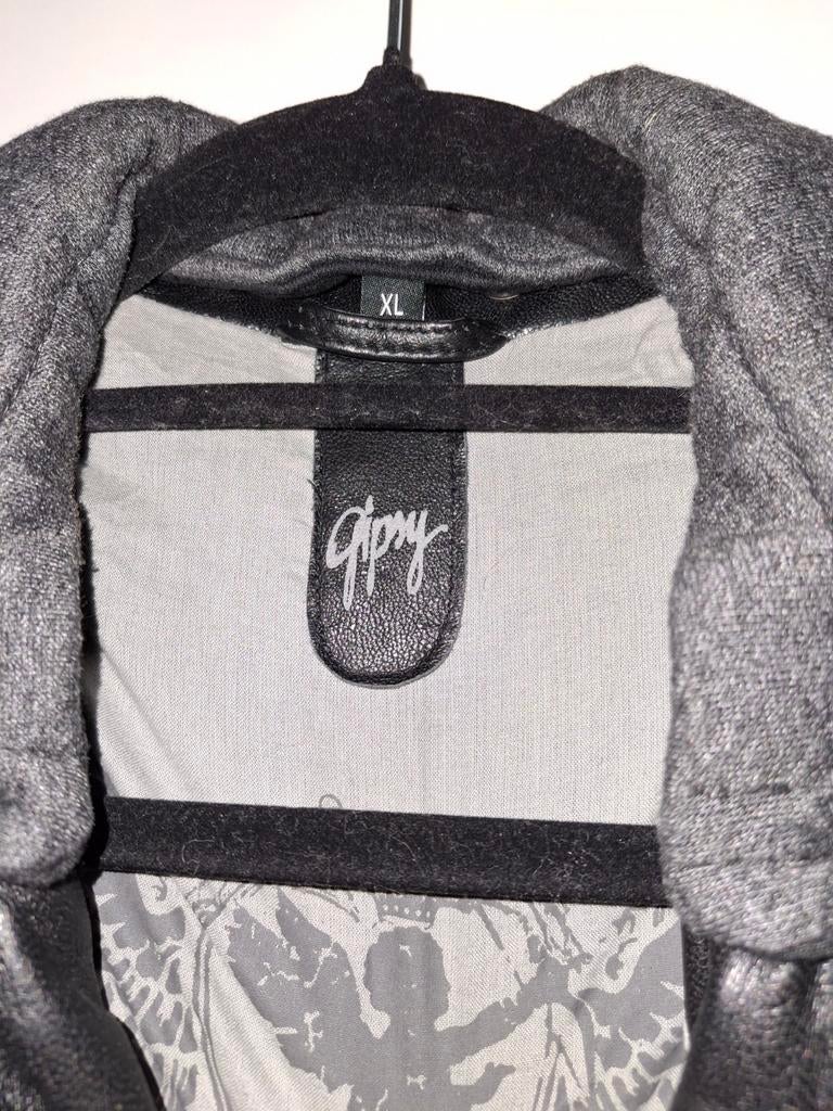 Gipsy leren jas met capuchon, Kleding | Dames, Jassen | Zomer, Ophalen of Verzenden