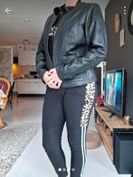 Bikerjack leer, Maat 38/40 (M), Zwart, Ophalen of Verzenden, Zo goed als nieuw