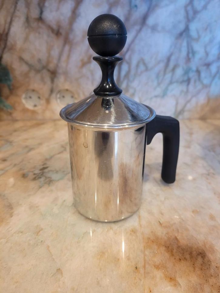 RVS Melkopschuimer handmatig melkschuimer, Witgoed en Apparatuur, Melkopschuimers, Ophalen of Verzenden