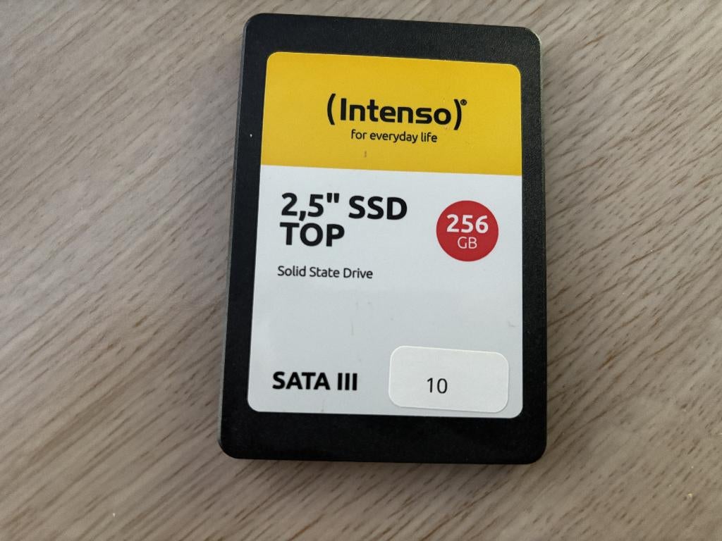 Intenso SSD 256GB, Intern, Gebruikt, Verzenden, Intenso