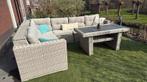 Your Own living off white lounge tuinset met tussenstuk, Ophalen, Gebruikt, 8 zitplaatsen, Loungeset