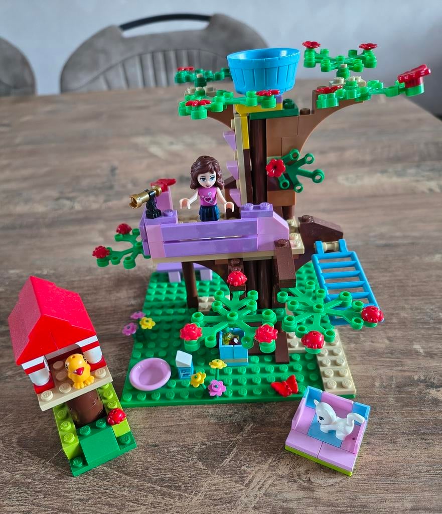 Lego Friends olivia's boomhut 3065, Ophalen of Verzenden, Zo goed als nieuw, Complete set, Lego