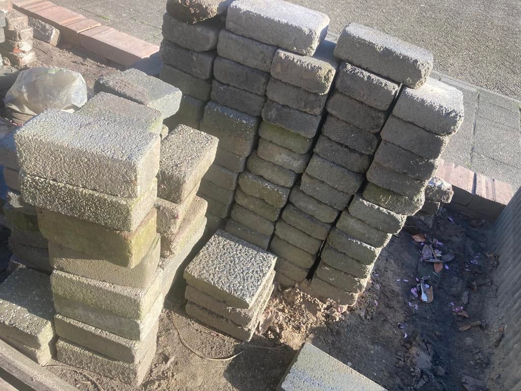 Gratis stenen, Doe-het-zelf en Verbouw, Metselstenen, Ophalen, Zo goed als nieuw, Overige typen