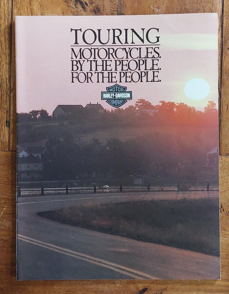 1982 Harley-Davidson Touring folder, Motoren, Handleidingen en Instructieboekjes, Ophalen of Verzenden, Harley-Davidson of Buell