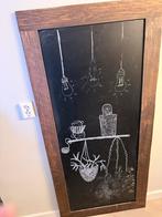 Groot Krijtbord - 1,60m hoog, Huis en Inrichting, Ophalen, Gebruikt, Overige typen, 75 cm of meer