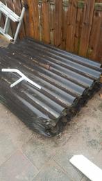 Golfplaten - Ideaal voor dakbedekking, Doe-het-zelf en Verbouw, Dakpannen en Dakbedekking, Ophalen, Kunststof, Gebruikt, Zwart