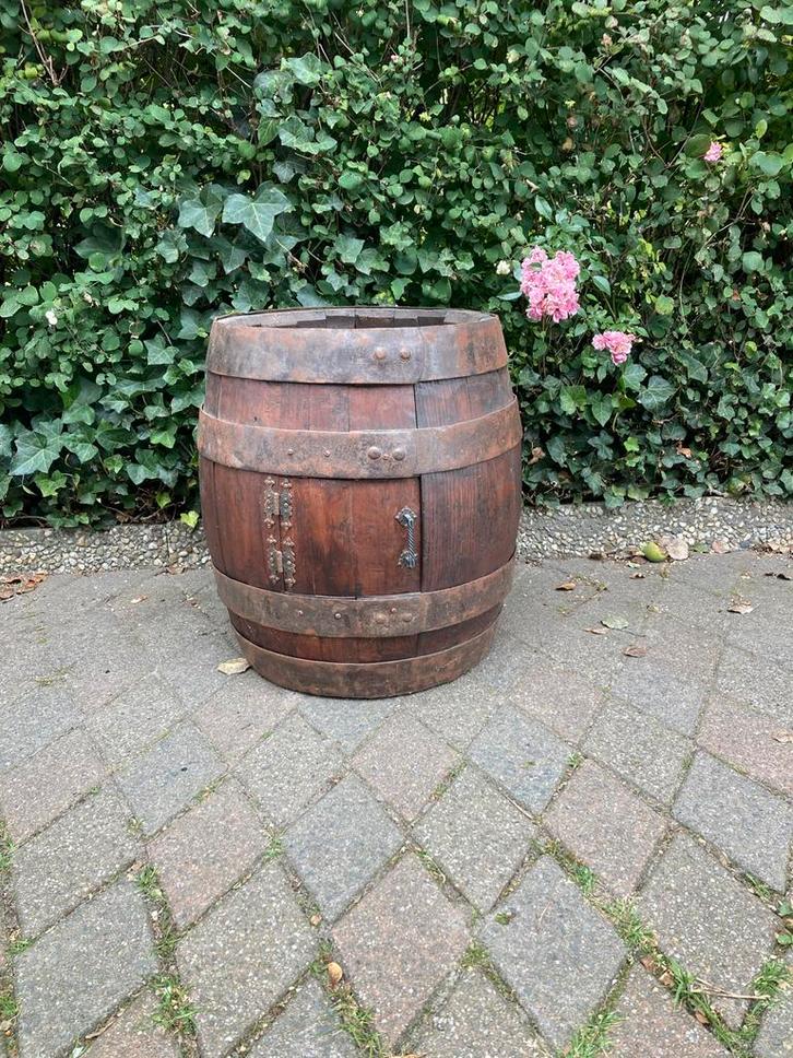 Antieke Mivosz Vat met Deurtje - 50 Liter, Antiek en Kunst, Curiosa en Brocante, Ophalen