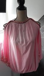 Ibiza Blouse Vleermuismouwen One Size, Kleding | Dames, Blouses en Tunieken, Ophalen, Zo goed als nieuw, Maat 38/40 (M), Roze