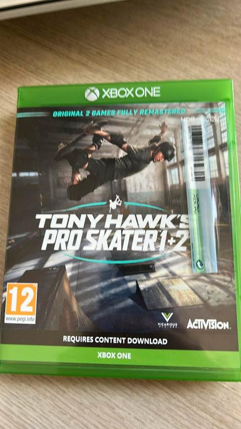 Tony Hawk's Pro Skater 1 + 2, Spelcomputers en Games, Games | Xbox 360, Zo goed als nieuw, Sport, 1 speler, Vanaf 12 jaar, Online