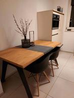 Eiken Dyyk sparrow tafel 160x 90, Huis en Inrichting, Tafels | Eettafels, Ophalen, Zo goed als nieuw, Rechthoekig