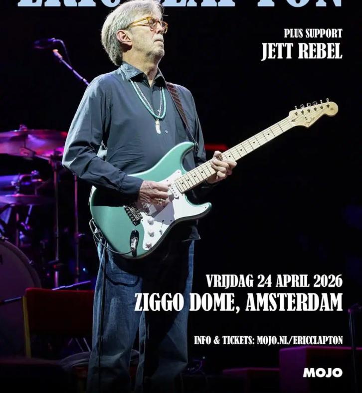 Eric Clapton tickets staanplaatsen Ziggo Dome 24 april 2026, Tickets en Kaartjes, Concerten | Pop, Drie personen of meer, April