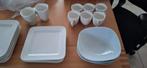 Ikea servies, vierkant divers, Huis en Inrichting, Keuken | Servies, Gebruikt, Ophalen of Verzenden, Bord(en), Overige stijlen