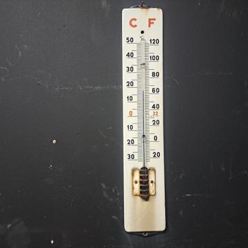 Thermometer emaille Vintage  beschikbaar voor biedingen