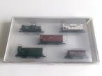 Minitrix 15534 Set van 5 Goederenwagons (in ovp), Hobby en Vrije tijd, Modeltreinen | N-Spoor, Gelijkstroom, Trix, Wagon, Ophalen of Verzenden