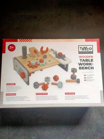 Z.g.a.n Tryco houten werktafel  beschikbaar voor biedingen