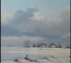Kunstschilder  Doorenbos  [ Wintergezicht ], Ophalen of Verzenden