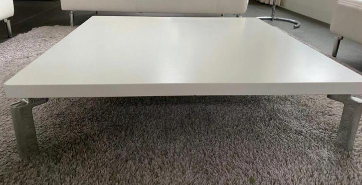 2x Leolux salontafel, Huis en Inrichting, Tafels | Salontafels, Gebruikt, Minder dan 50 cm, 50 tot 100 cm, 50 tot 100 cm, Vierkant