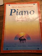 Alfred's Piano Lesboek Niveau 2 - Basis Bibliotheek, Gebruikt, Klassiek, Les of Cursus, Ophalen of Verzenden