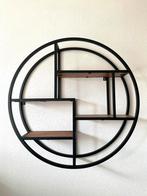 Wandrek rond 76 x 20 cm (staal, hout), Huis en Inrichting, Woonaccessoires | Wandplanken en Boekenplanken, Ophalen, Zo goed als nieuw