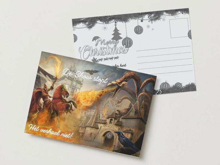 Efteling Ravelijn Kerstkaart stuur magie& steun een goeddoel, Verzamelen, Efteling, Nieuw, Overige typen, Ophalen of Verzenden