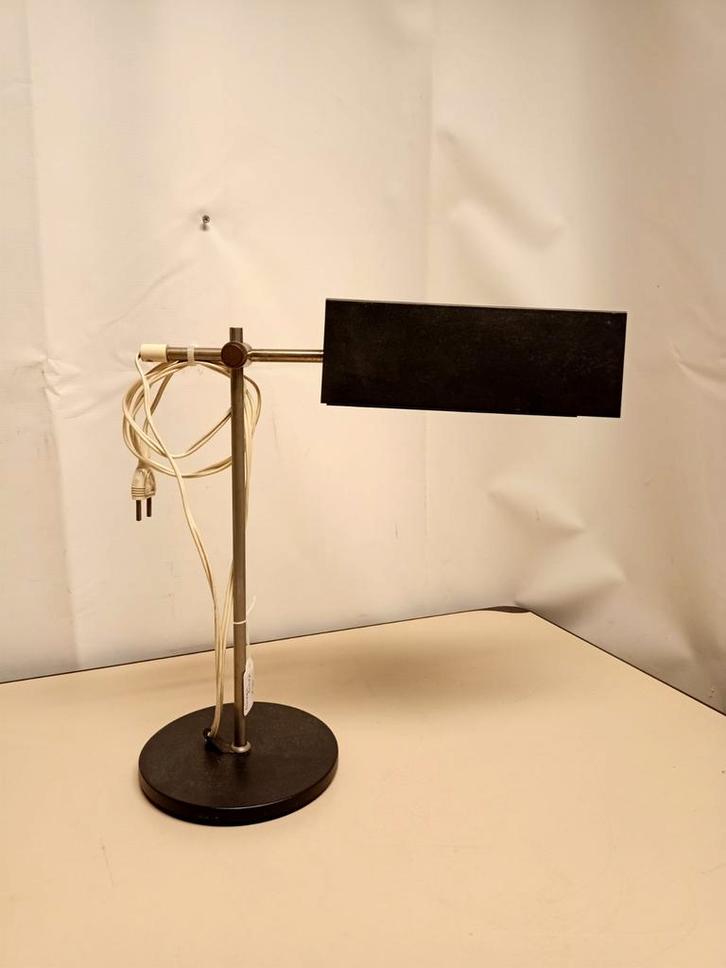 Vintage VEB Leuchtenbau Tafellamp, 1960s, Huis en Inrichting, Lampen | Tafellampen, Gebruikt, Metaal, Ophalen of Verzenden