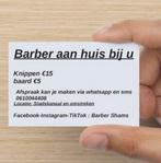 Barber aan huis bij u (kapper), Vacatures, Overige niveaus, Vanaf 1 jaar, Overige vormen