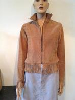 leren jasje met franjes, Cool Cat, Wonder Woman, Cool Cat, Wonder Women, Bruin, Maat 42/44 (L), Ophalen of Verzenden