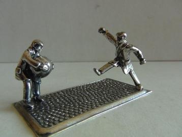 Miniatuur zilver S1b voetballen zilveren miniaturen sport beschikbaar voor biedingen