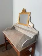 Make up tafel marmer blad, Huis en Inrichting, Ophalen, Gebruikt, 100 tot 150 cm, 100 tot 150 cm